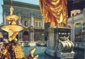 Postkartencollage Serie Salzburg von Petra Moiser