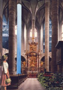 Postkartencollage Serie Salzburg von Petra Moiser